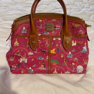 Dooney & Bourke Red Patterned Satchel